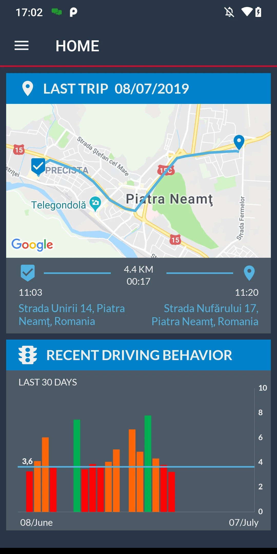 Frotcom Driver screenshot