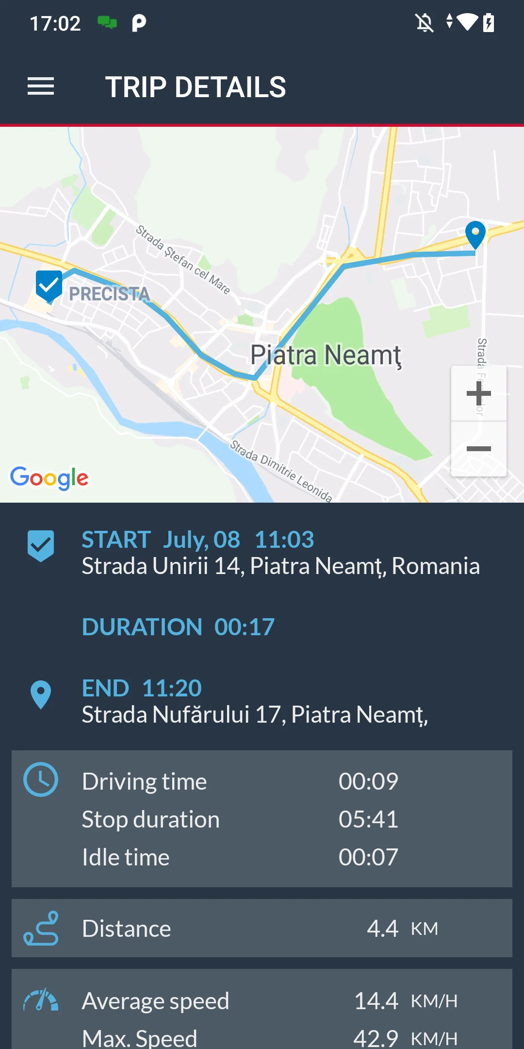 Frotcom Driver screenshot